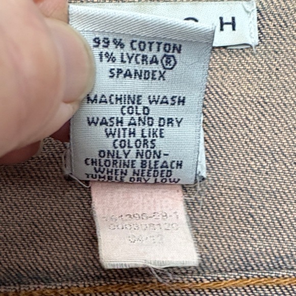 Vintage GAP Stretch Denim Jacket Broken In Garage Rocker - Picture 8 of 11